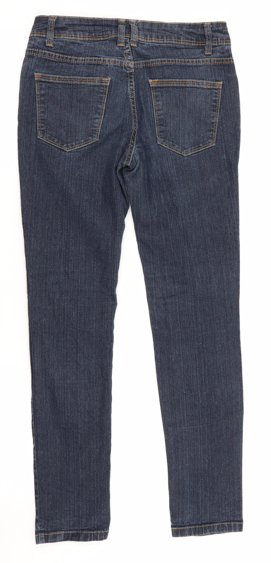 YesYEs Womens Blue Skinny Jeans Size 8 L28 in