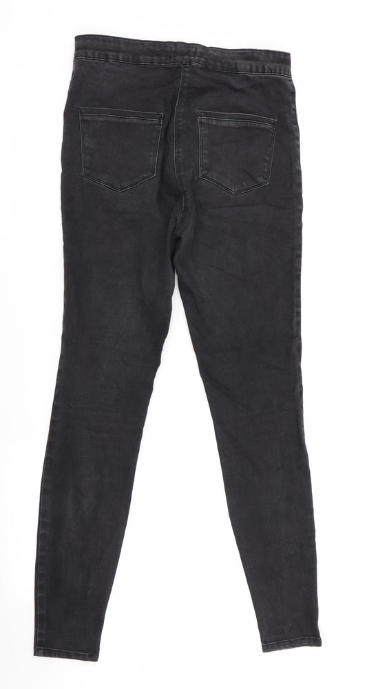 Denim Womens Black Skinny Jeans Size 12 L29 in