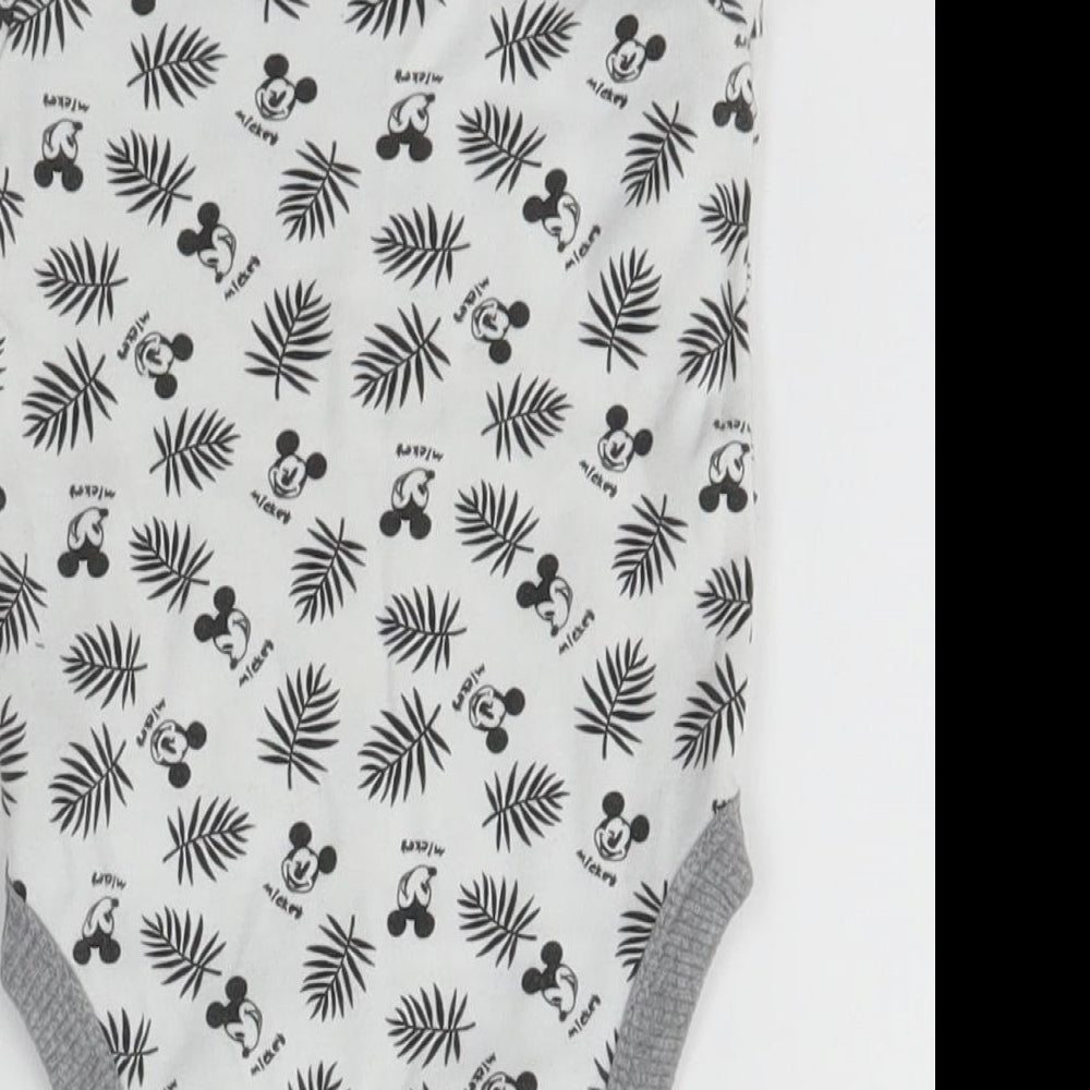 George Baby White Babygrow One-Piece Size 6-9 Months