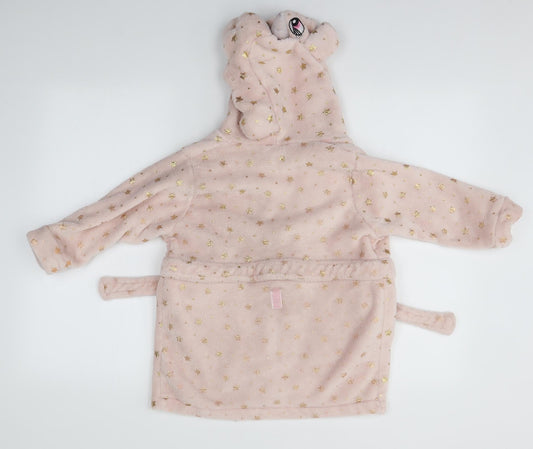 A2Z 4 kids Girls Pink Solid Top Robe Size 2-3 Years