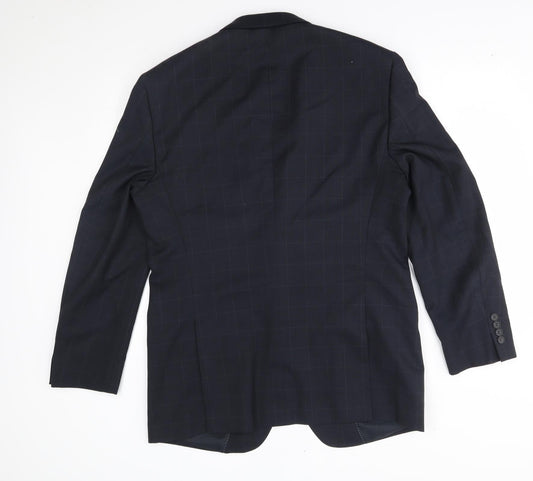 Cambridge Mens Blue Check Jacket Blazer