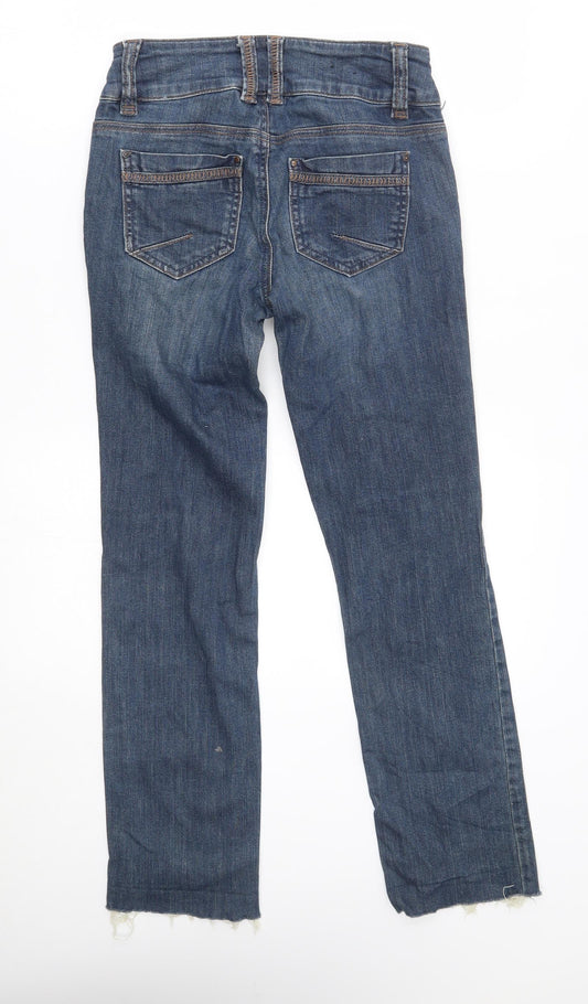 Preworn Womens Blue Straight Jeans Size 26 L28 in