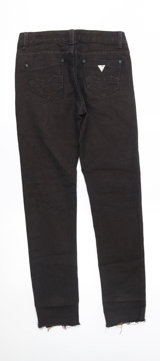 onado Womens Brown Straight Jeans Size 8 L30 in