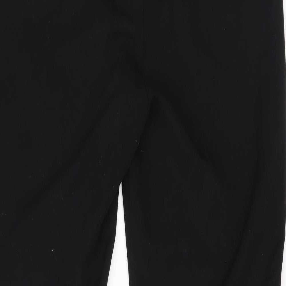 M&S Womens Black Trousers Size 10 L26 in