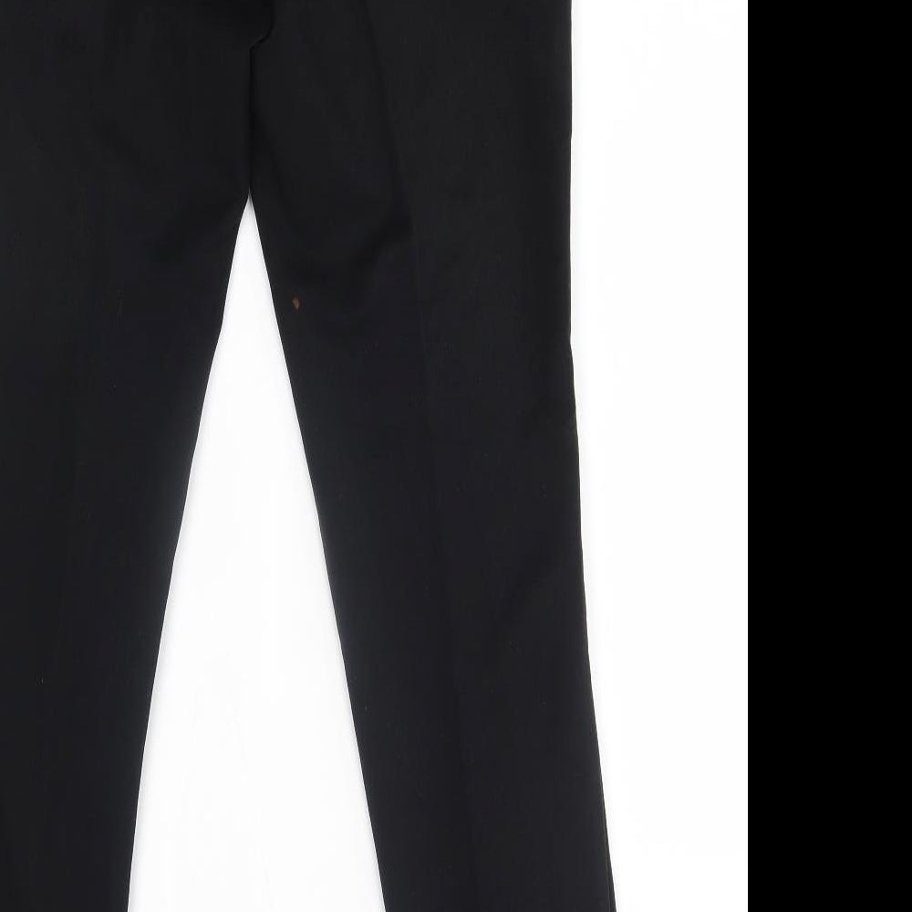 M&S Womens Black Trousers Size 8 L29 in