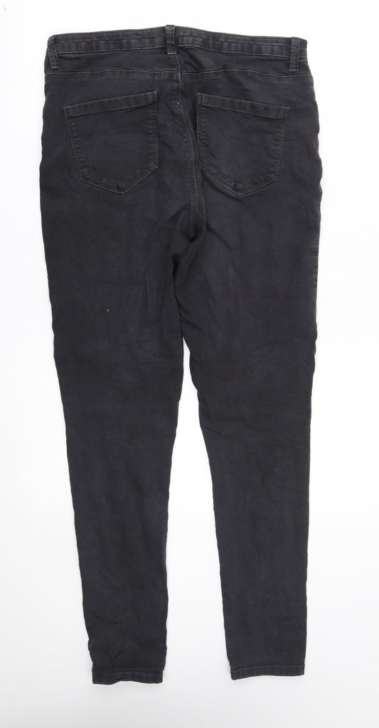 Clockhouse Womens Black Skinny Jeans Size 12 L29 in