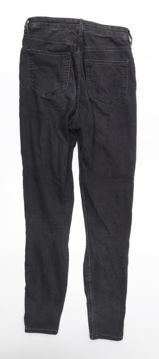 H&M Womens Black Skinny Jeans Size 6 L26 in