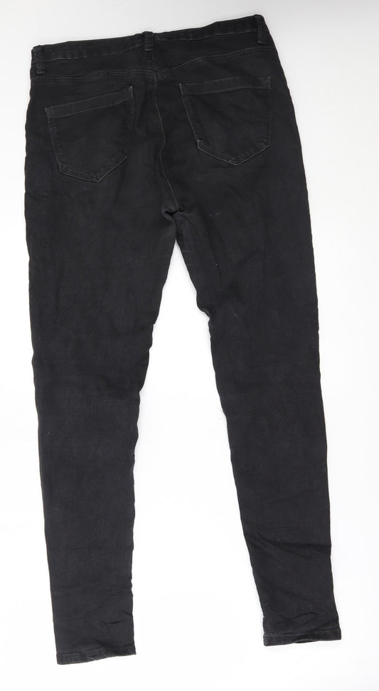 Clockhouse Womens Black Skinny Jeans Size 12 L28 in