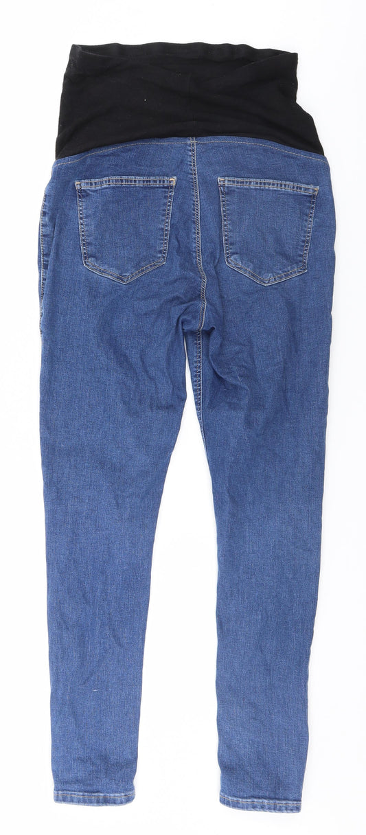 Topshop Womens Blue Skinny Jeans Size 32 in L28 in