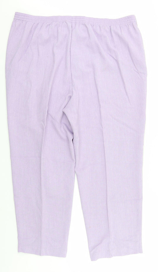 BM Womens Blue Trousers Size 22 L28 in