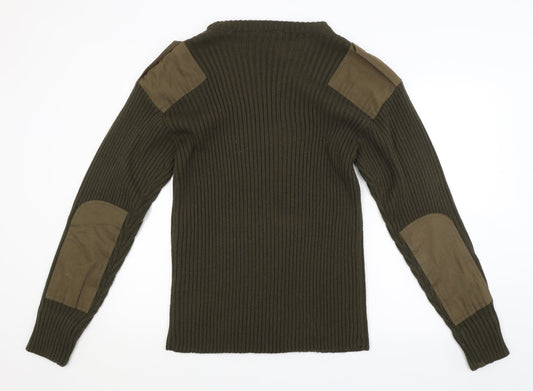 Preworn Mens Green Pullover Jumper