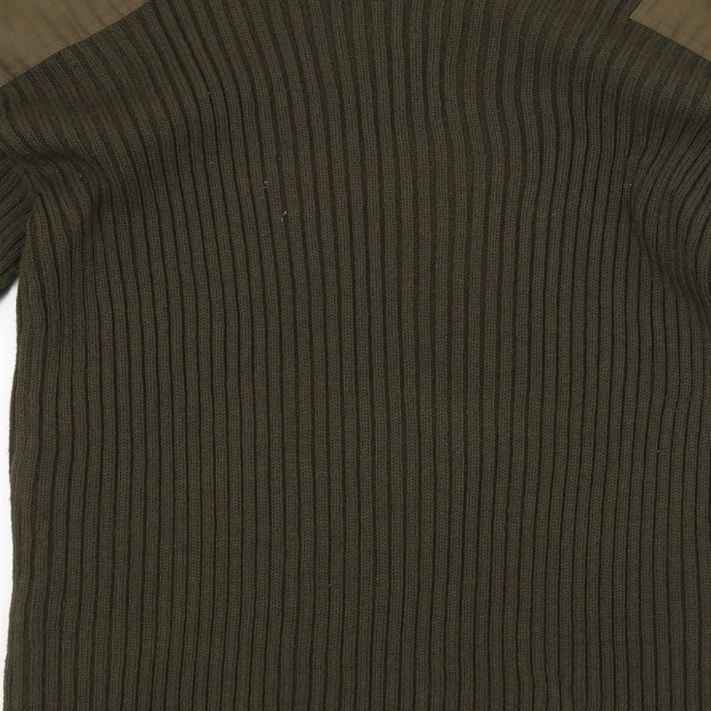 Preworn Mens Green Pullover Jumper