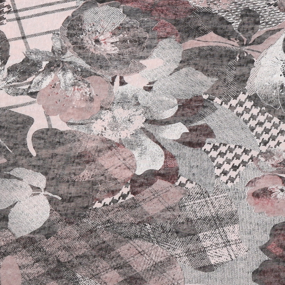 LV CLOTHING Womens Pink Floral Basic Blouse