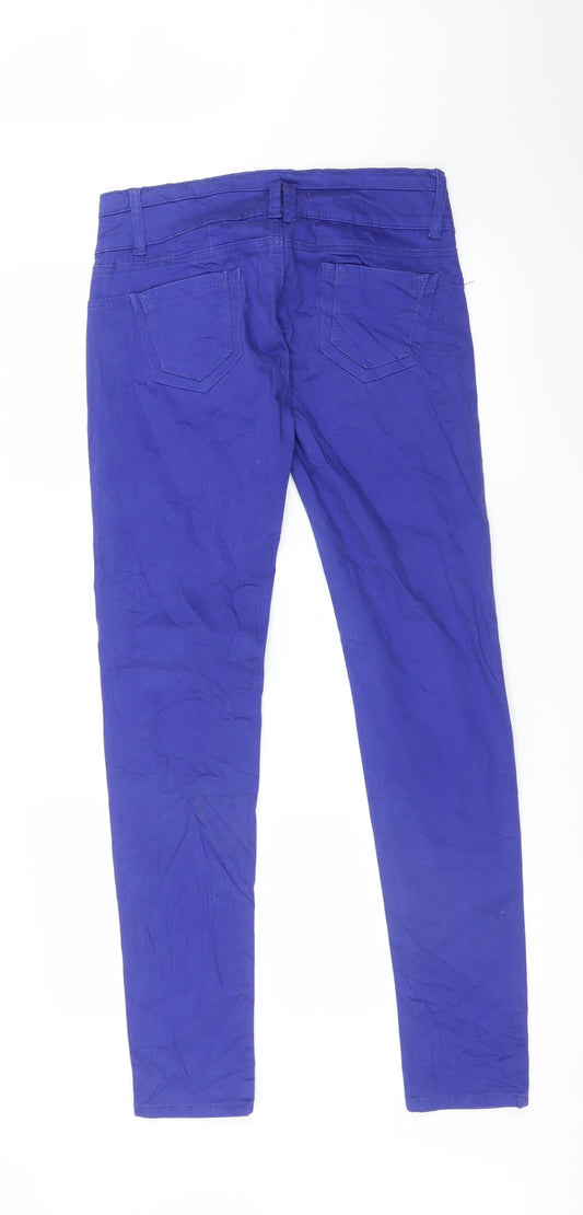 Madonna Womens Blue Straight Jeans Size S L33 in