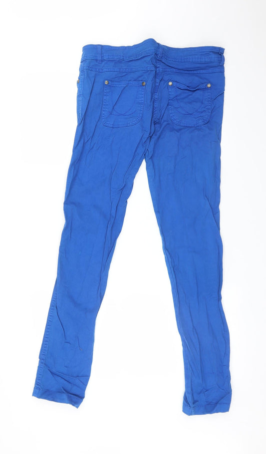 DENIM CO Womens Blue Skinny Jeans Size 12 L31 in
