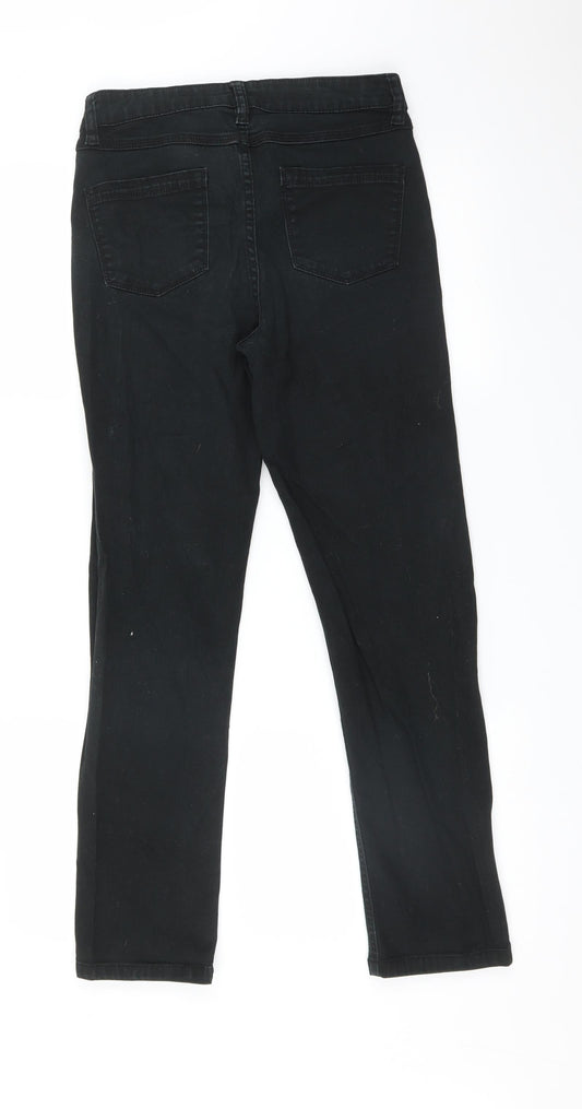 Soon Womens Black Straight Jeans Size 10 L27 in