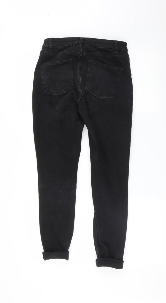 DENIM CO Womens Black Skinny Jeans Size 10 L25 in