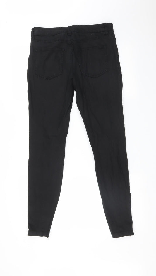 H&M Womens Black Skinny Jeans Size 10 L28 in