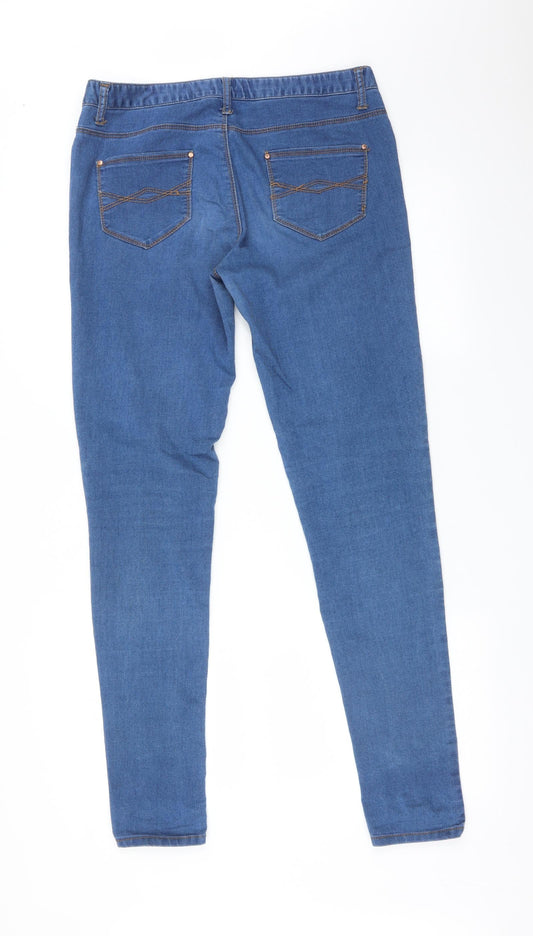 Preworn Womens Blue Skinny Jeans Size 32 L31 in