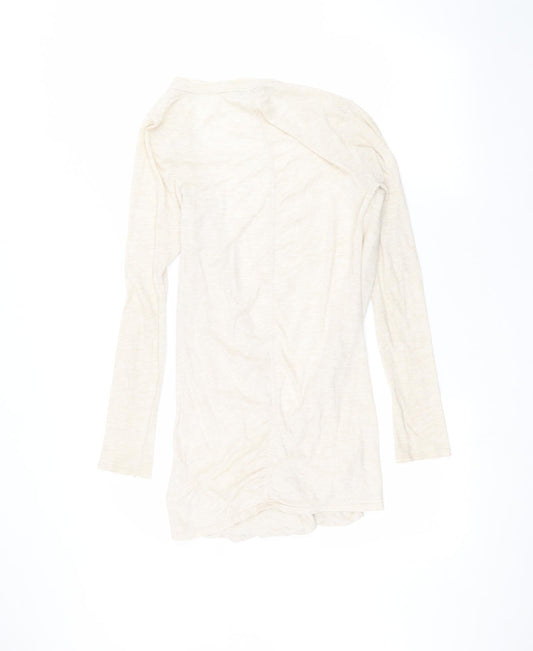 Miss Selfridge Womens Beige Cardigan Jumper Size 10