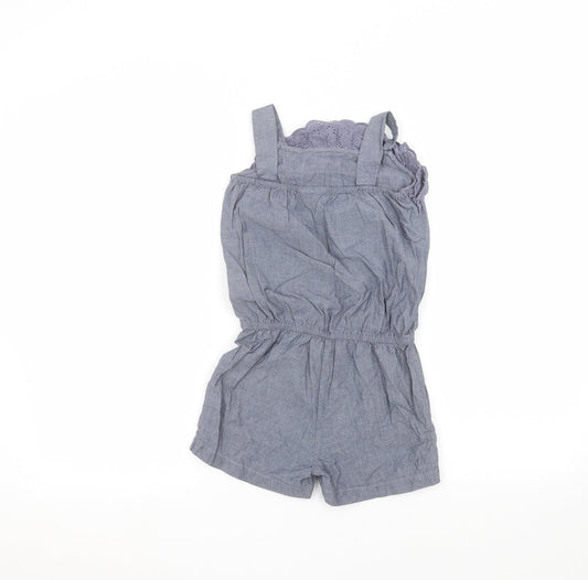 NEXT Girls Blue Jumpsuit One-Piece Size 6 Years