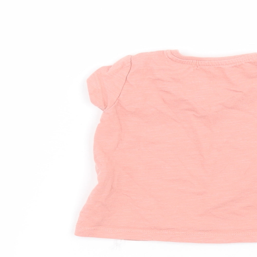 Primark Baby Pink Basic T-Shirt Size 6-9 Months