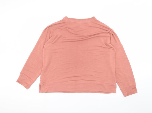 Marks and Spencer Womens Pink Pullover Jumper Size 14