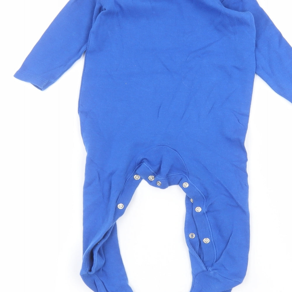 F&F Baby Blue Coverall One-Piece Size 6-9 Months