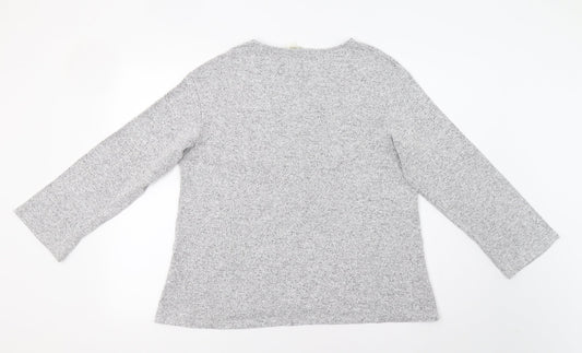 H&M Womens Grey Pullover Jumper Size M