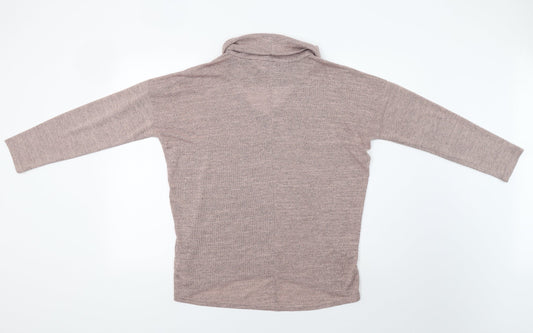New Look Womens Pink Pullover Jumper Size M