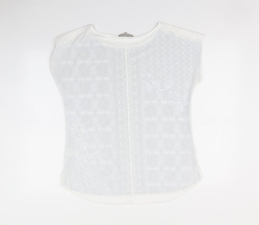 Ntmeg Womens Blue Basic T-Shirt Size 12