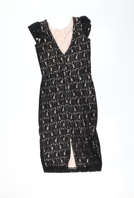 NEXT Womens Black Bodycon Size 12