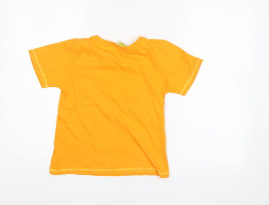moshi monsters Girls Orange Basic T-Shirt Size 7-8 Years