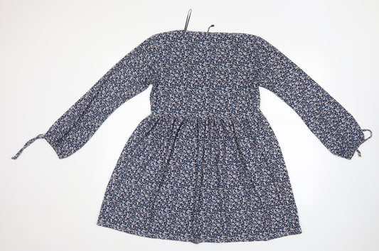 Wednesday Girl Womens Blue Shift Size S