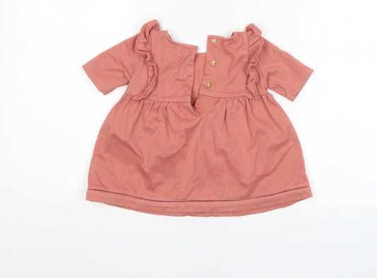 Rachel Zoe Girls Pink Floral A-Line Size 2 Years