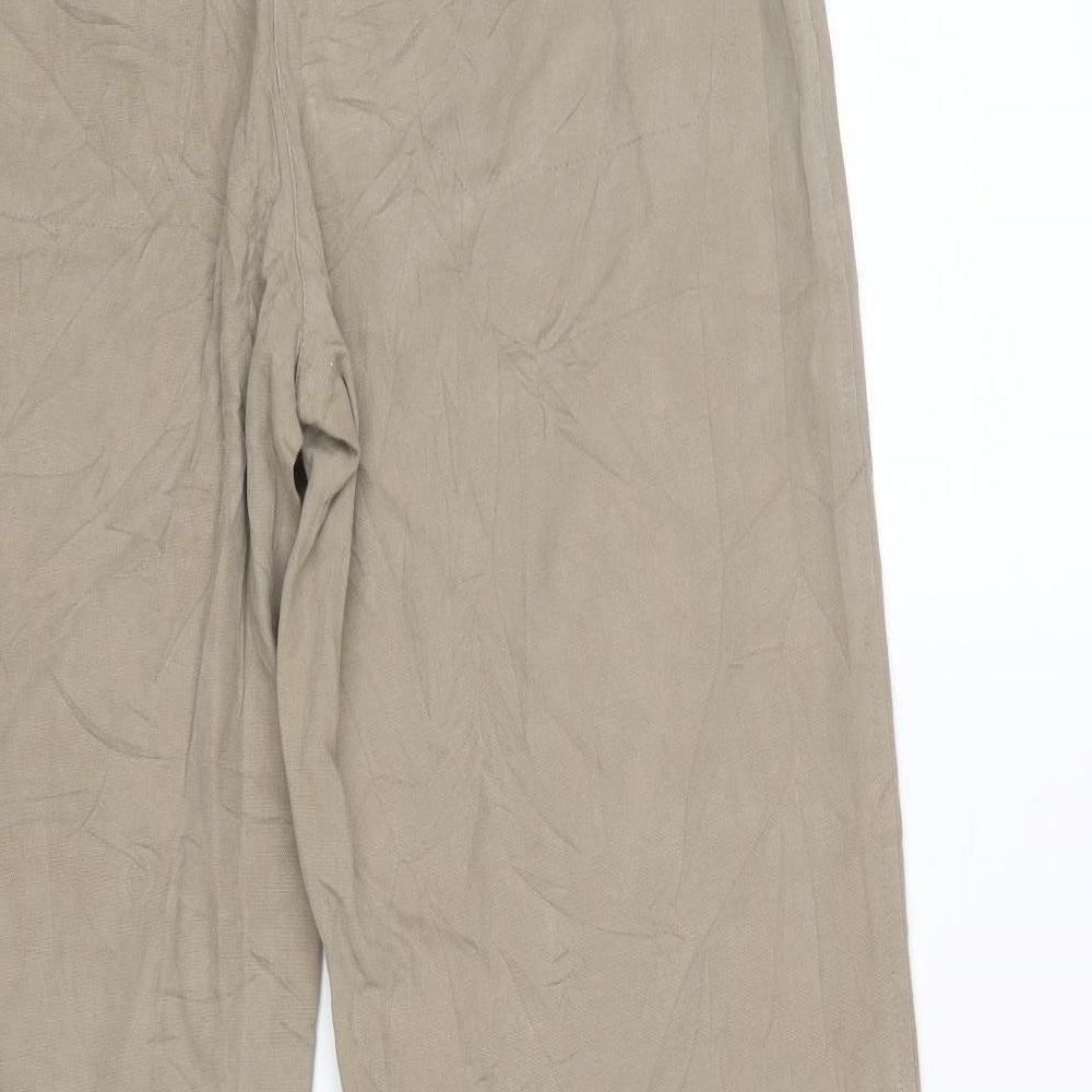 Kellerman Womens Beige Straight Jeans Size 12 L30 in
