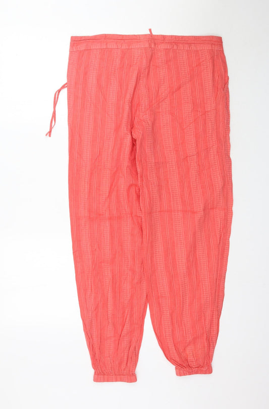Soaked in Luxury Womens Pink Trousers Size XS L30 in - Coral