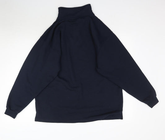US BASIC Womens Blue Pullover Sweatshirt Size M
