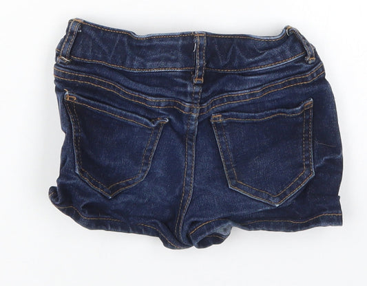 Gap Girls Blue Denim Mom Shorts Size 5 Years
