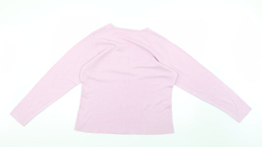 marianna Womens Purple Pullover Jumper Size XL