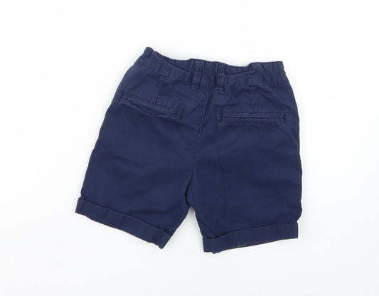 George Boys Blue Chino Shorts Size 5-6 Years