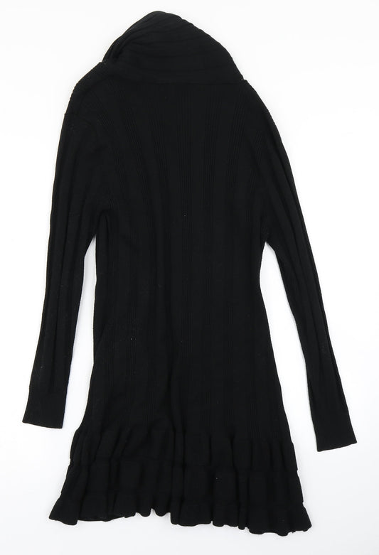 Just Elegance Womens Black Knit Cardigan Jumper Size M