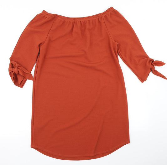 New Look Womens Brown A-Line Size 8