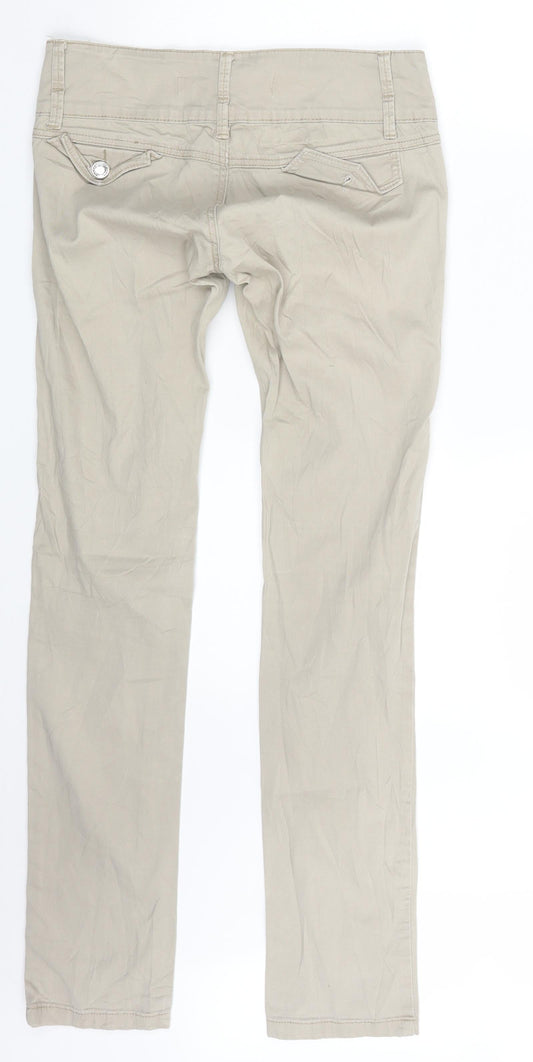 Dzire Jeans Womens Beige Denim Skinny Jeans Size 30 in L31 in