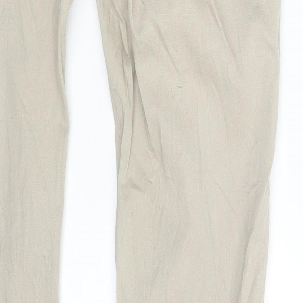 Dzire Jeans Womens Beige Denim Skinny Jeans Size 30 in L31 in