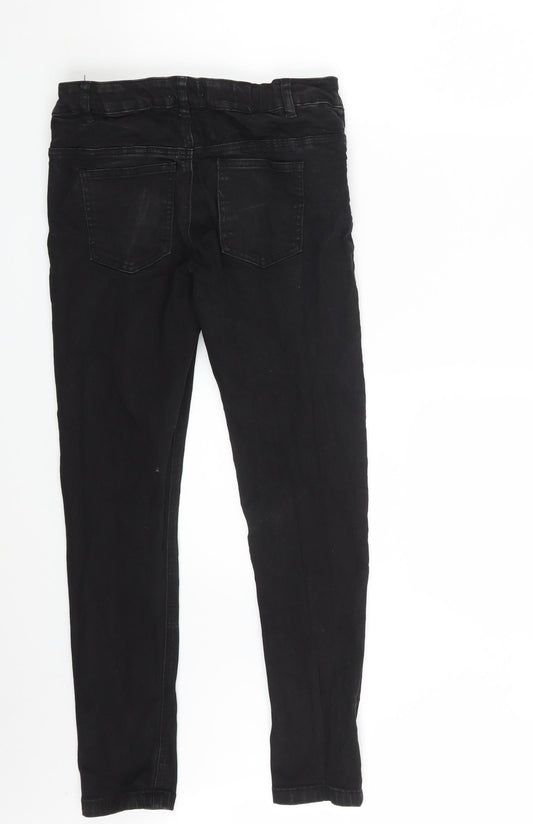 KD Division Girls Black Denim Skinny Jeans Size 11-12 Years