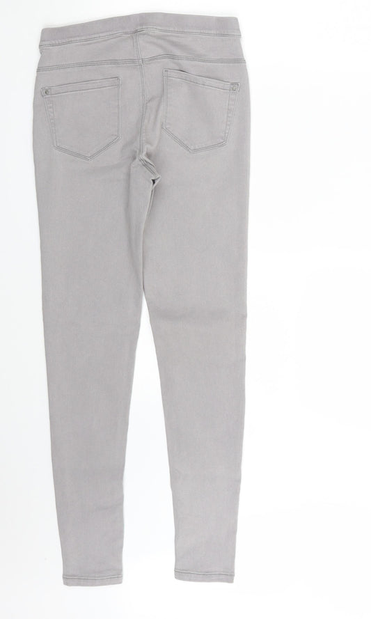 Denim Co. Womens Grey Denim Jegging Jeans Size 8 L28 in