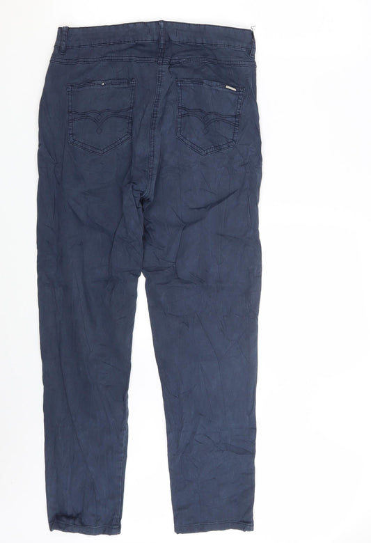Quiosque Womens Blue Denim Straight Jeans Size 10 L20 in