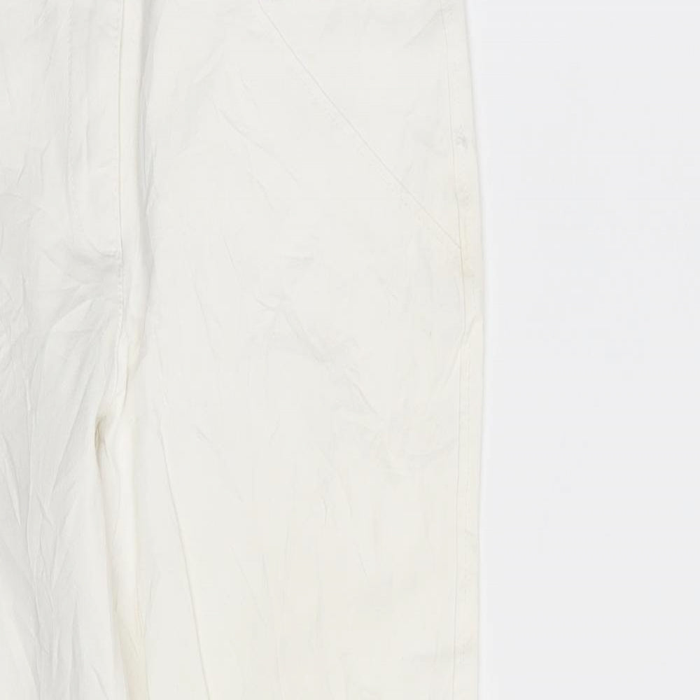 Betty Barclay Womens Ivory  Denim Skinny Jeans Size 10 L28 in