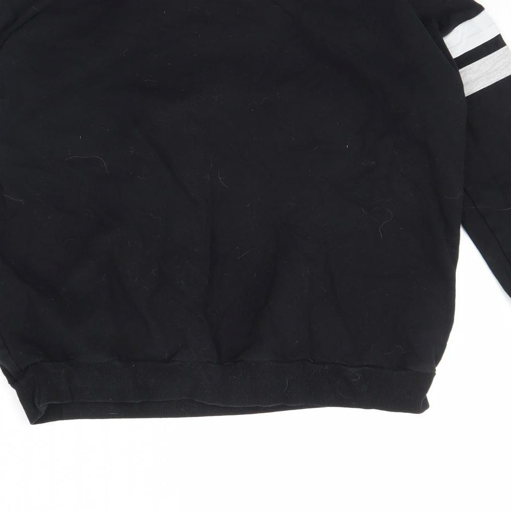 M&S Girls Black Pullover Jumper Size 13 Years